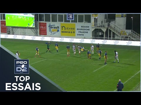 TOP Essais de la J8 – PRO D2 – Saison 2020-2021