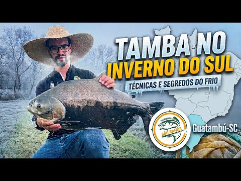 Pescaria com cevadeira no inverno de SC, Pesqueiro São Rafael- Guatambú