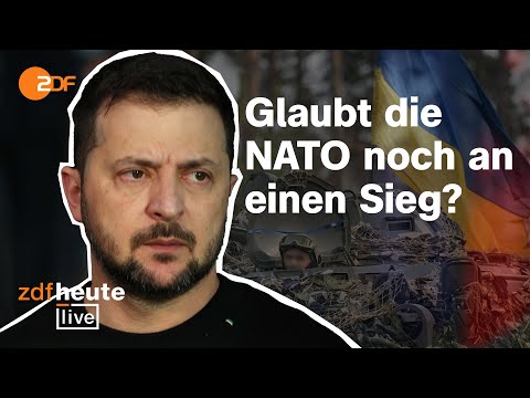 NATO-Hilfen für Ukraine: Was ist die Strategie des Westens? | ZDFheute live