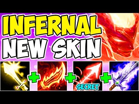 *NEW SKIN* INFERNAL VARUS SPOTLIGHT FULL AP ONHIT MAX ATTACK SPEED BUILD MID League Of Legends S9