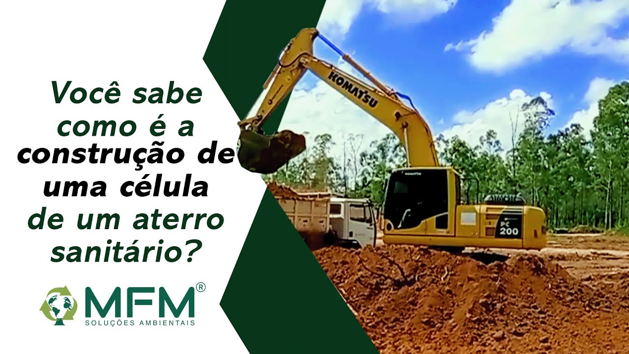 Construção Célula  - Aterro Sanitário JI-PARANÁ/MFM
