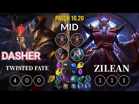 SHG Dasher Twisted Fate vs Zilean Mid - KR Patch 10.20