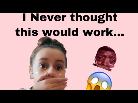 Never thought this would work..