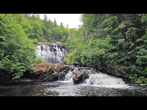 Neys Provincial Park, Mink Creek Falls and almost found Yooperlite