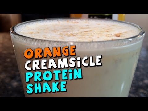 Healthy Orange Creamsicle Protein Shake
