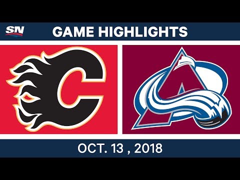NHL Highlights | Flames vs. Avalanche - Oct. 13, 2018
