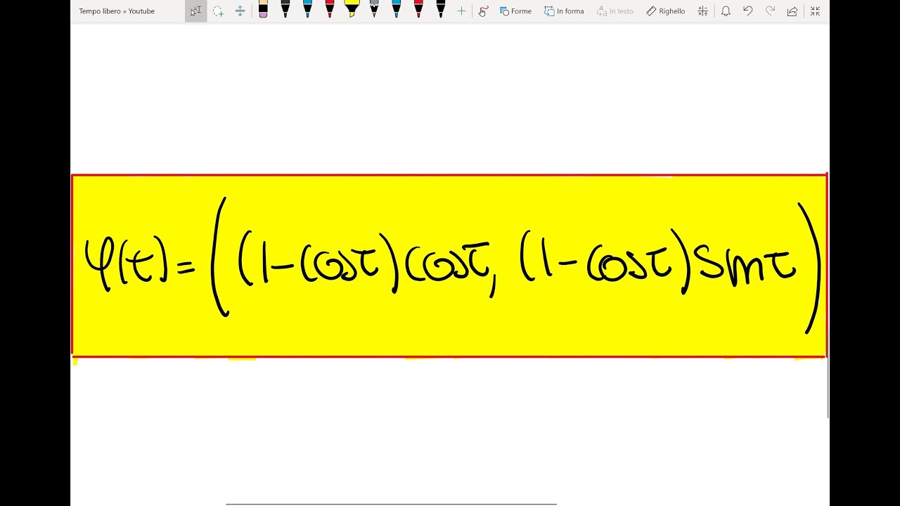 Analisi II - Curva regolare, chiusa e sostegno - Esercizio svolto n°10