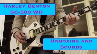 Video thumbnail for Harley Benton SC-500 WH Unboxing and Sounds by Colin Price