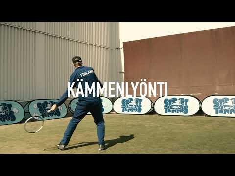 Lambi Street Tennis Tour: Seinälyöntiharjoitus 1