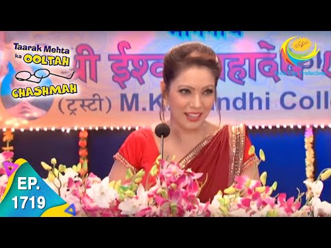 Taarak Mehta Ka Ooltah Chashmah - Episode 1719 - Full Episode