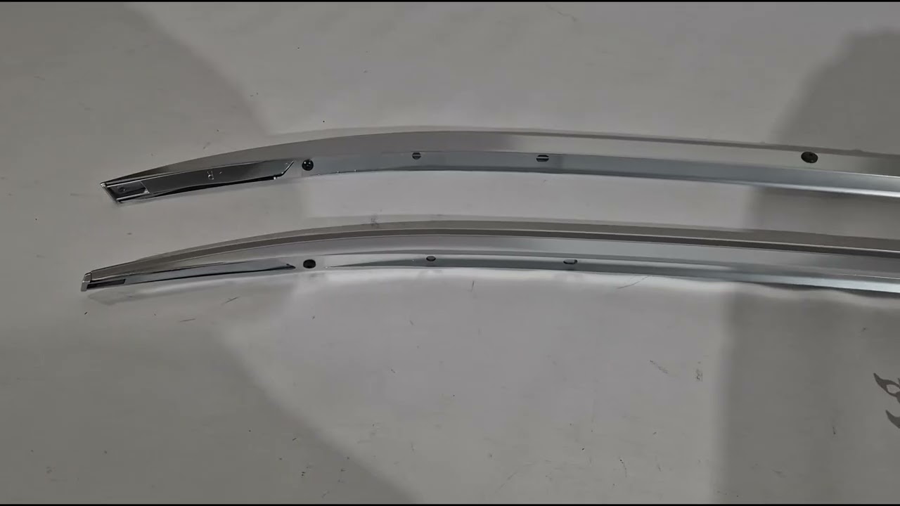 Mazda CX-9 2017- Barre longitudinali portatutto OEM integrate (alluminio, montaggio bullonato) Video 10
