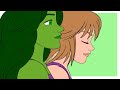 Green She-Hulk Transformation | Animation | Avengers | Jennifer Walters