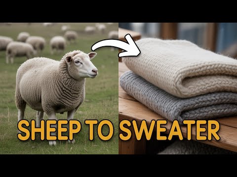 From Sheep To Closet: How Wool Becomes Clothing | Full Wool Production Process Explained