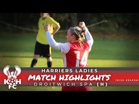Ladies Highlights: Harriers 7-0 Droitwich Spa Ladies 27/10/19