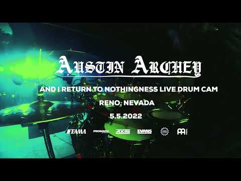 Austin Archey - Lorna Shore - And I Return To Nothingness - Live Drum Cam (Reno, NV)