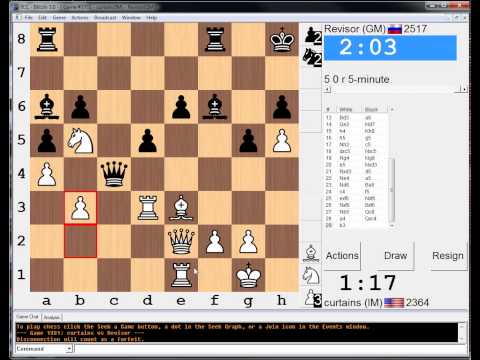 5 minute chess #288: IM Greg Shahade vs GM Alexei Korotylev