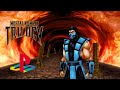 Mortal Kombat Trilogy Playstation Classic Sub Zero Playthrough HD RetroGameUp