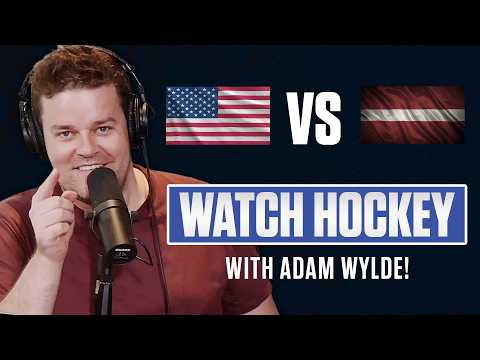 Team USA vs Team Latvia LIVE | Men's Hockey | w/ Adam Wylde
