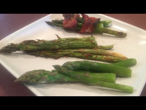 Fresh Asparagus Three Ways: Grilled, Steamed and Roasted