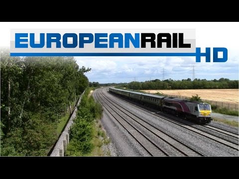 NI Railways 201 loco 8209 + mk4 set 4003 passes Stacumny Bridge