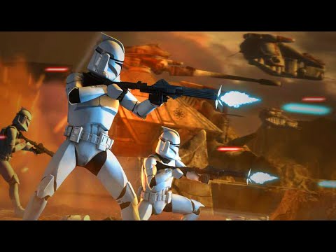 Insane Clone Army GROUND INVASION! - Star Wars: EAW Fall of the Republic Mod 12
