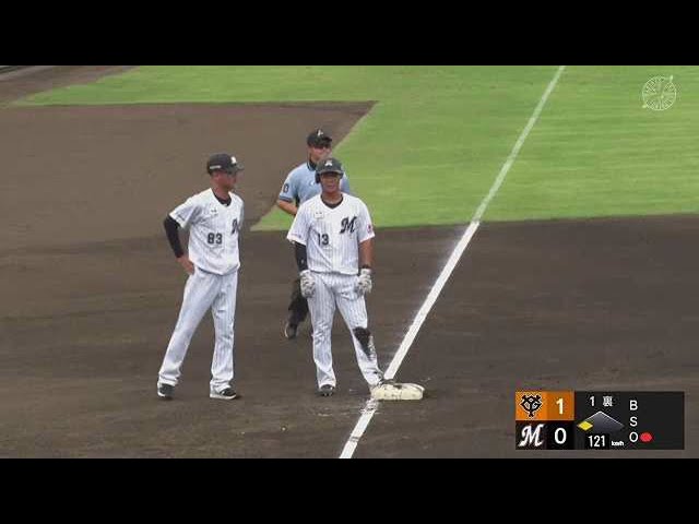 【ファーム】マリーンズ・平沢大河 好判断と好走塁で得点のチャンスをつくる!! 2023年7月5日 千葉ロッテマリーンズ 対 読売ジャイアンツ