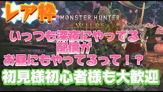 【参加歓迎！モンハンワイルズ 】レア昼活枠🌸初見様も大歓迎🌸見つけてくれて ありがとう‼️さぁ出会えた記念に狩りに行こう🌸【MHWilds 】