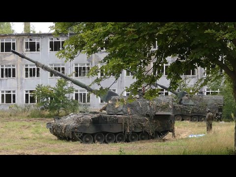 PzH 2000 ArtBtl 295 Gefechtsschießen TrÜbPl Altengrabow