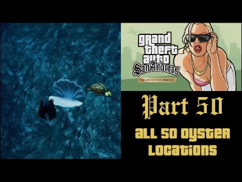 GTA: San Andreas DE - All 50 Oyster Locations - Full Platinum Trophy Walkthrough - Part 50
