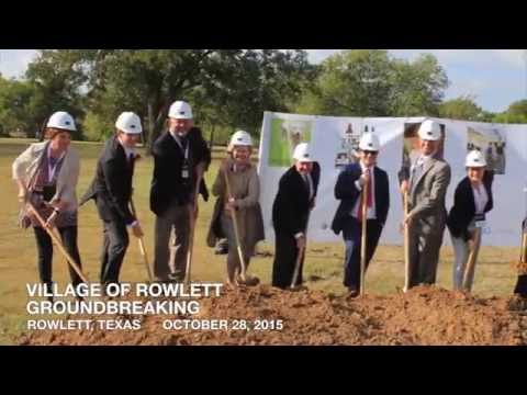 Village of Rowlett Groundbreaking - October 28, 2015