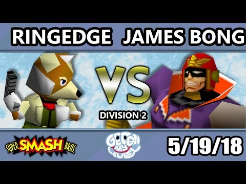 GOML 2018 - Ringedge (Fox) Vs. James Bong (Falcon) SSB64 Division 2