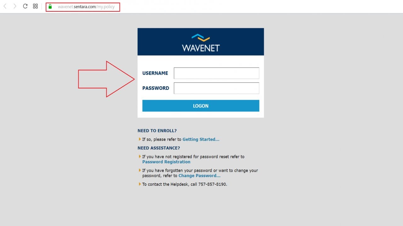 Sentara wavenet portal login employee