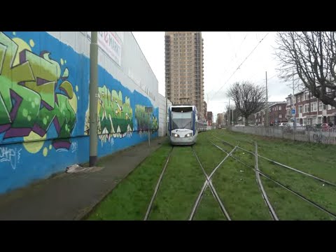 HTM RandstadRail 4K Remise Zichtenburg - tailtrack Monstersestraat - Zoetermeer Van Tuyllpark | 2020