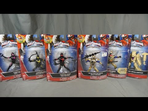 Power Rangers Ninja Steel Review | Gold Rangers, Training Mode Rangers, and Skullgator Figures