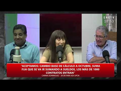 CARINA DOMINGUEZ   PARITARIAS ENTRE RÍOS UPCN