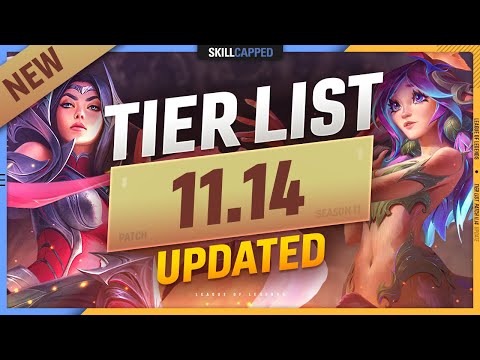 NEW TIER LIST for PATCH 11.14 - League of Legends