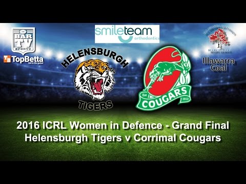2016 ICRL Women in Defence Grand Final - Helensburgh Tigers v Corrimal Cougars