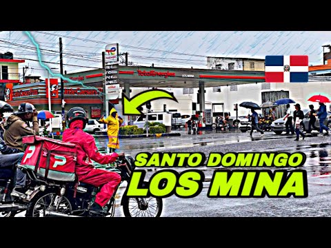 LO QUE NO TE MUESTRAN DE LOS MINA - SANTO DOMINGO REPÚBLICA DOMINICANA 🇩🇴 ONDA TROPICAL LLUVIAS 🌧️