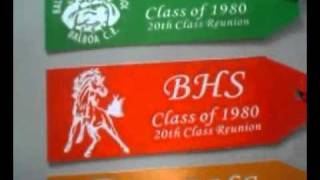 Class Reunion Gifts : Class Reunion Bookmarks with Silk Tassels