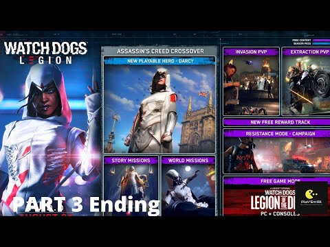 Watch Dogs Legion-Assassins Creed Darcy-DLC-Part 3 Ending-Walkthrough