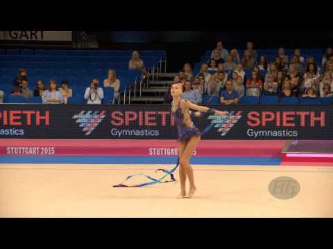Kaat WYERS (BEL) 2015 Rhythmic Worlds Stuttgart - Qualifications Ribbon