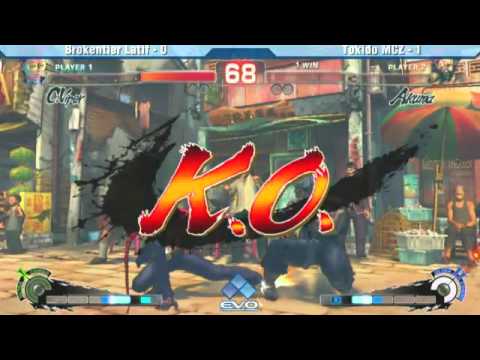 SSF4 AE - Evo 2011 Tournament : Brokentier Latif (C. Viper)  vs Tokido MCZ ( Akuma)