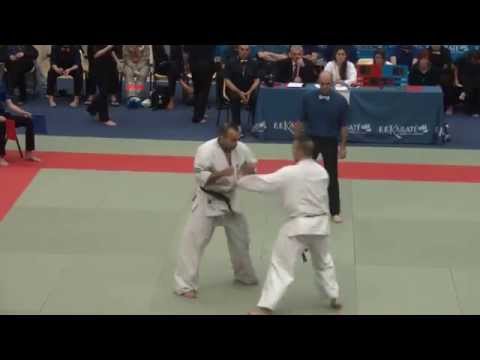 Djema Belkhodja Vs Jérôme Ghiermo 1/2 Finale +90kgs Coupe de France 2015 Kyokushinkai