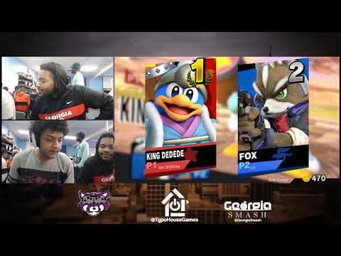 Panda Smash Monday 3/11/19 -D3King(Dedede/K. Rool) VS Typo| LarryV(Fox)- Winners Semis