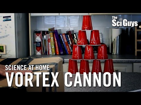 The Sci Guys: Science at Home - SE2 - EP12: Air Vortex Cannon