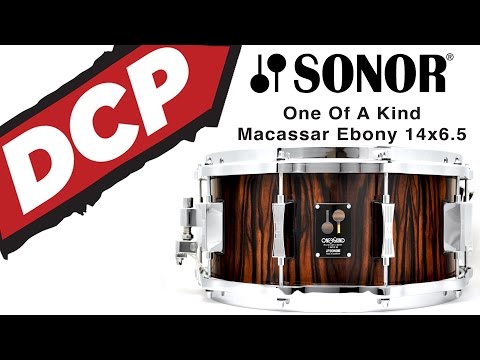 DCP Review: Sonor One of a Kind Snare Drum Macassar Ebony 6.5x14