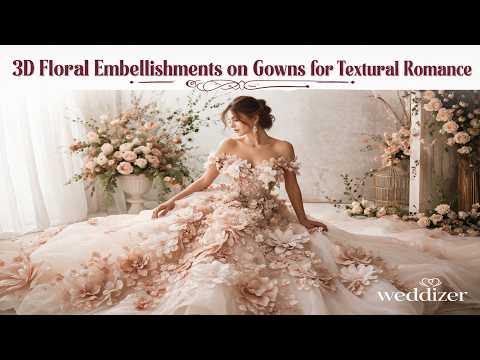 3D Floral Wedding Dresses That Will Leave You Speechless ???? | Bridal Trends 2026