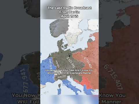 The Last Radio Broadcast from Berlin – April 1945 #history #worldwar2 #berlin