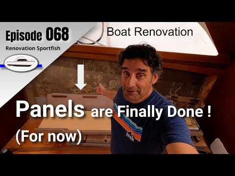 The Cockpit side panels are finished to a point where we can move on - Boat Restoration EP068
