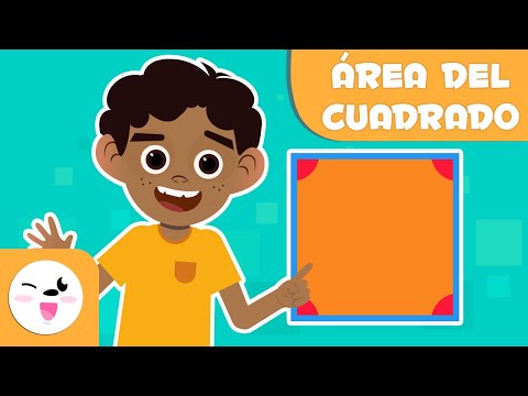 El área del cuadrado - Matemáticas para niños